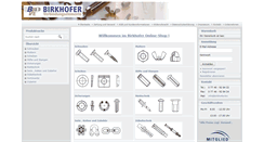 Desktop Screenshot of birkhofer-shop.com