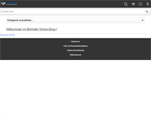 Tablet Screenshot of birkhofer-shop.com